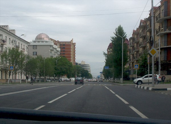 На улицах Грозного